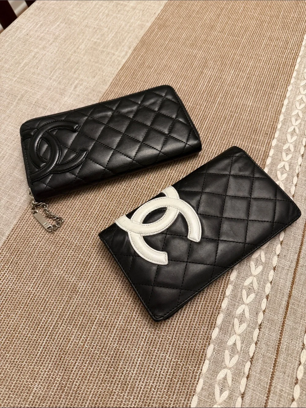 Chanel Cambon and Chanel Zippy Wallet Bundle